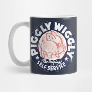 piggly wiggly vintage blue design Mug